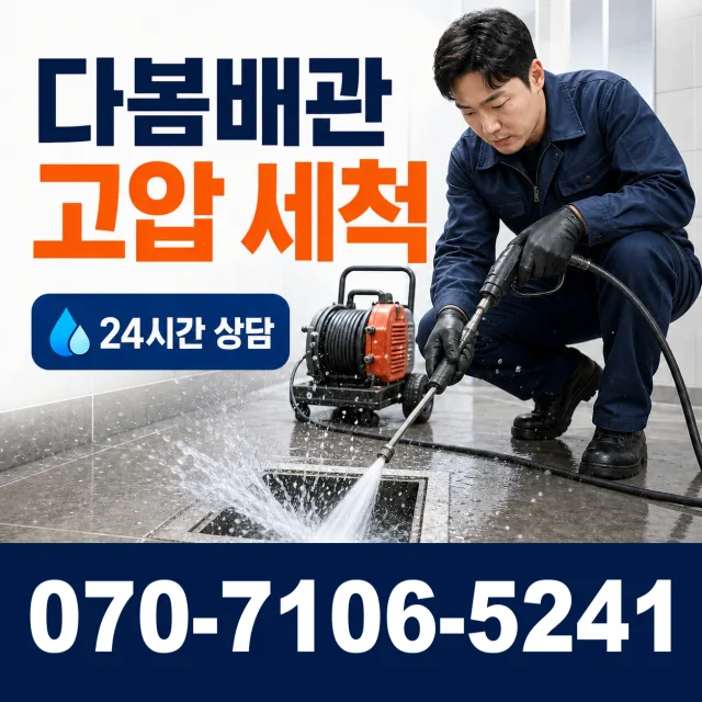 충북 음성군 음성읍 수정로 배관고압세척 상담 이미지 4